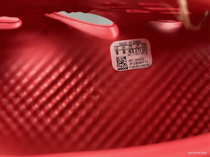 Yeezy Red Adidas Foam CW3355 0811